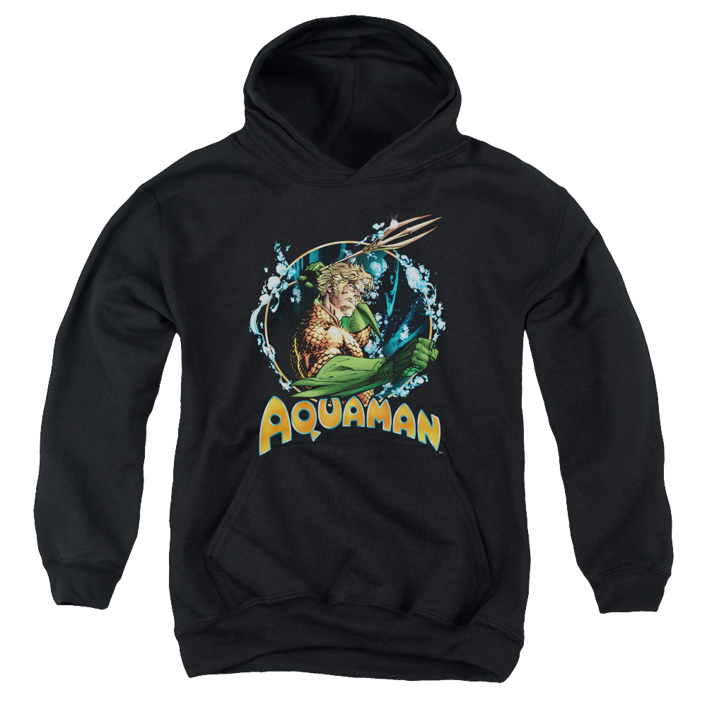 Aquaman Ruler Of The Seas - Youth Hoodie Youth Hoodie (Ages 8-12) Aquaman   