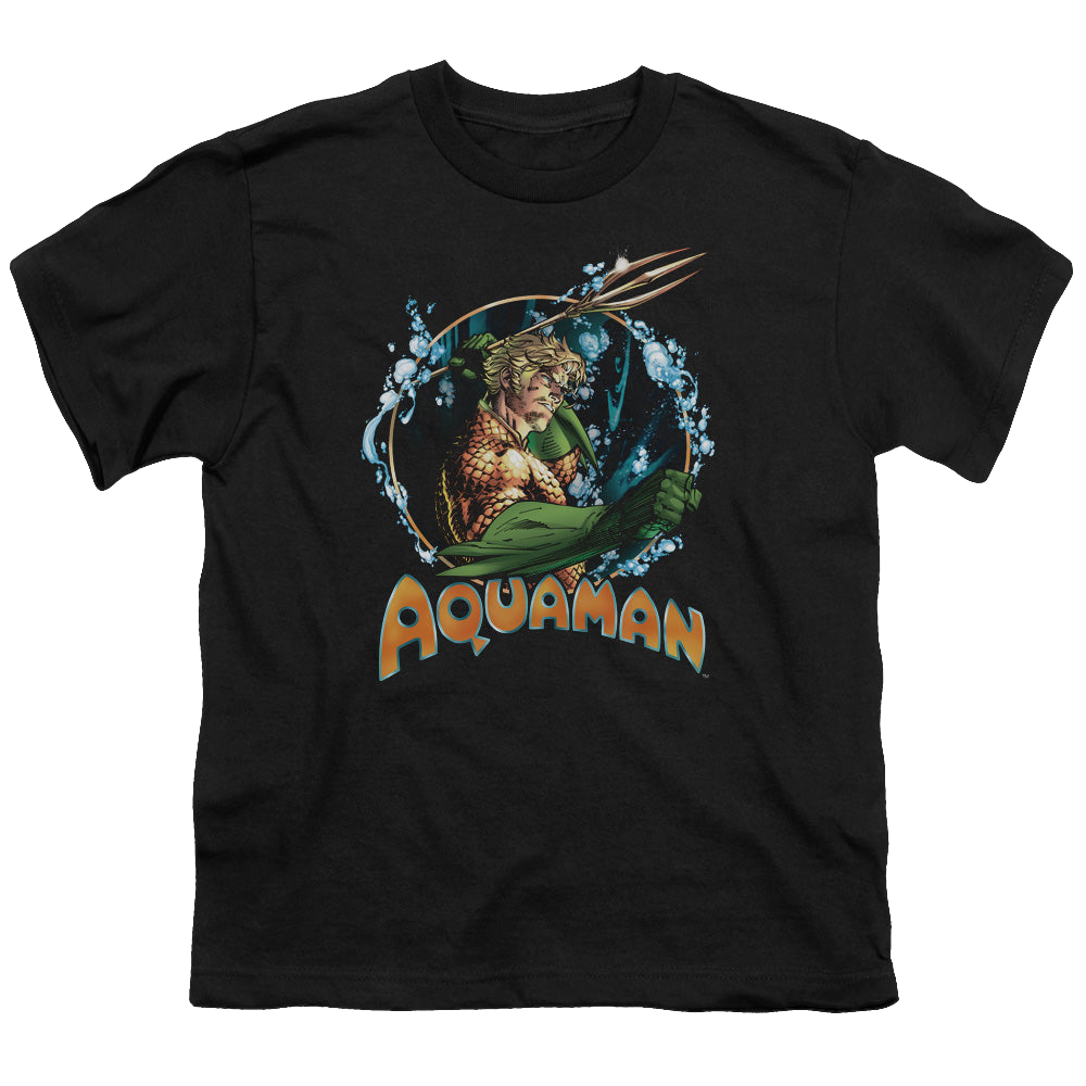 Aquaman Ruler Of The Seas - Youth T-Shirt Youth T-Shirt (Ages 8-12) Aquaman   