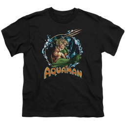 Aquaman Ruler Of The Seas - Youth T-Shirt Youth T-Shirt (Ages 8-12) Aquaman   
