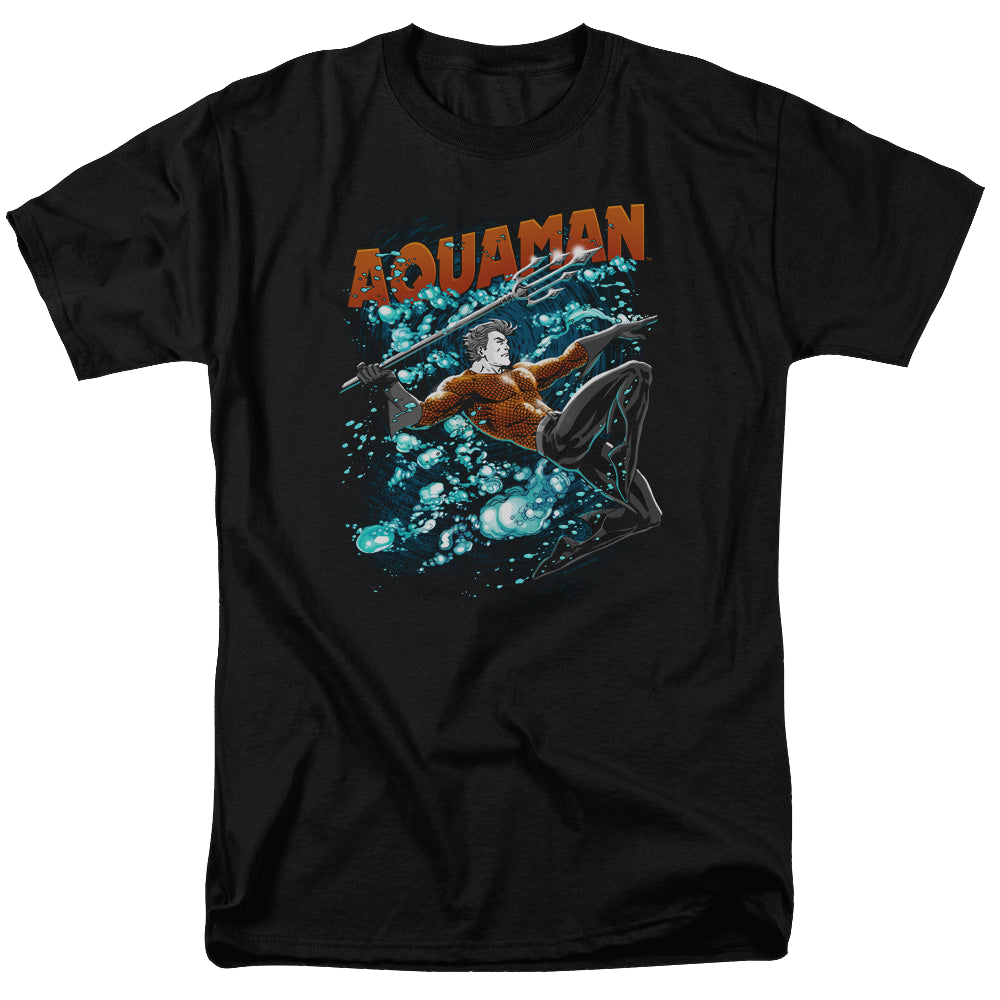 Aquaman Aqua Bubbles - Men's Regular Fit T-Shirt Men's Regular Fit T-Shirt Aquaman   