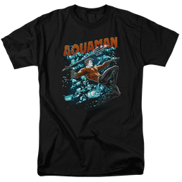 Aquaman Aqua Bubbles - Men's Regular Fit T-Shirt Men's Regular Fit T-Shirt Aquaman   