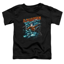 Aquaman Aqua Bubbles - Toddler T-Shirt Toddler T-Shirt Aquaman   