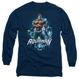 Aquaman Water Powers - Men's Long Sleeve T-Shirt Men's Long Sleeve T-Shirt Aquaman   