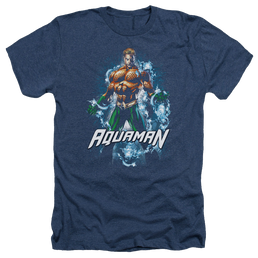 Aquaman Water Powers - Men's Heather T-Shirt Men's Heather T-Shirt Aquaman   