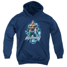 Aquaman Water Powers - Youth Hoodie Youth Hoodie (Ages 8-12) Aquaman   