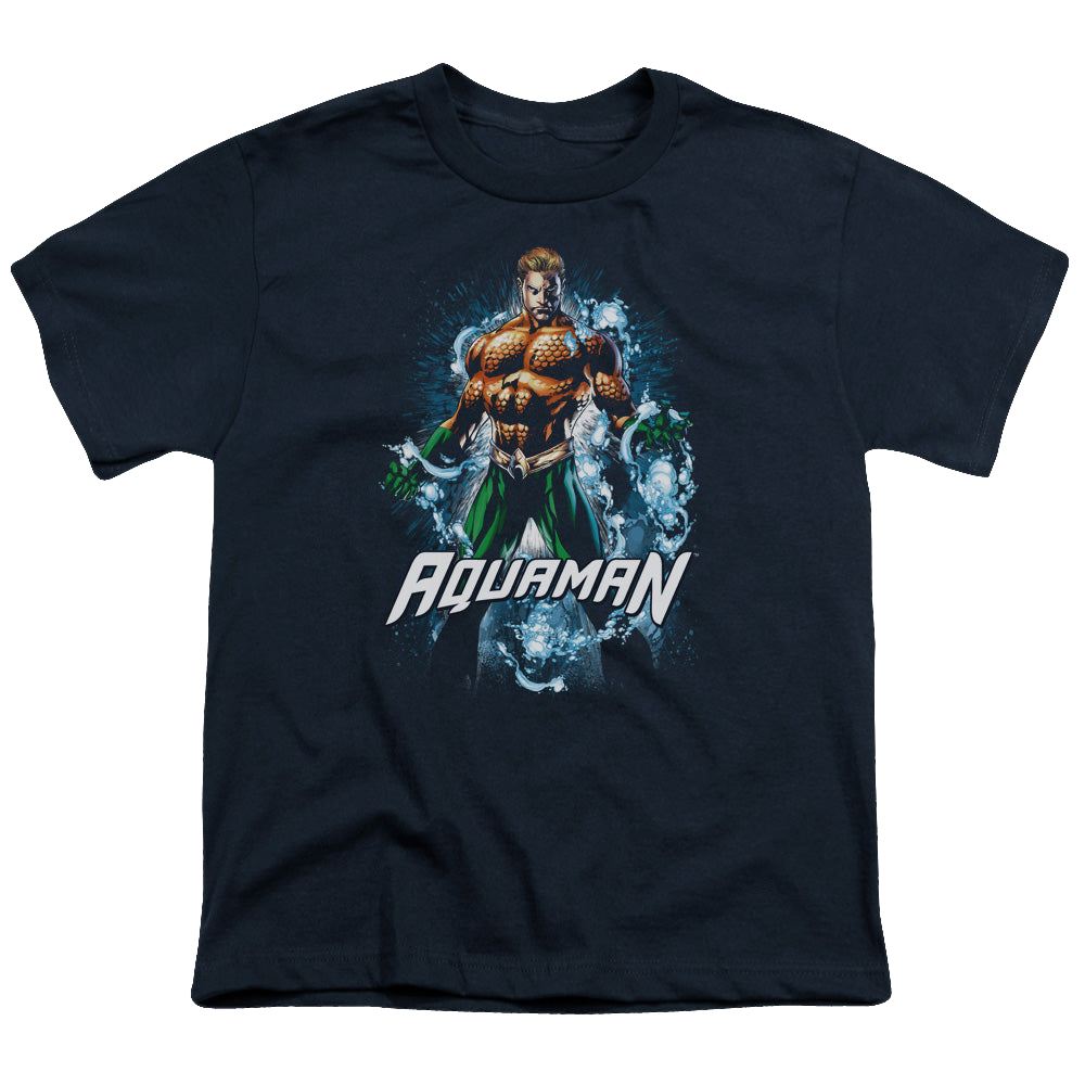Aquaman Water Powers - Youth T-Shirt Youth T-Shirt (Ages 8-12) Aquaman   