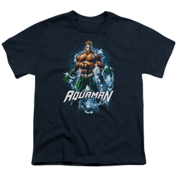 Aquaman Water Powers - Youth T-Shirt Youth T-Shirt (Ages 8-12) Aquaman   