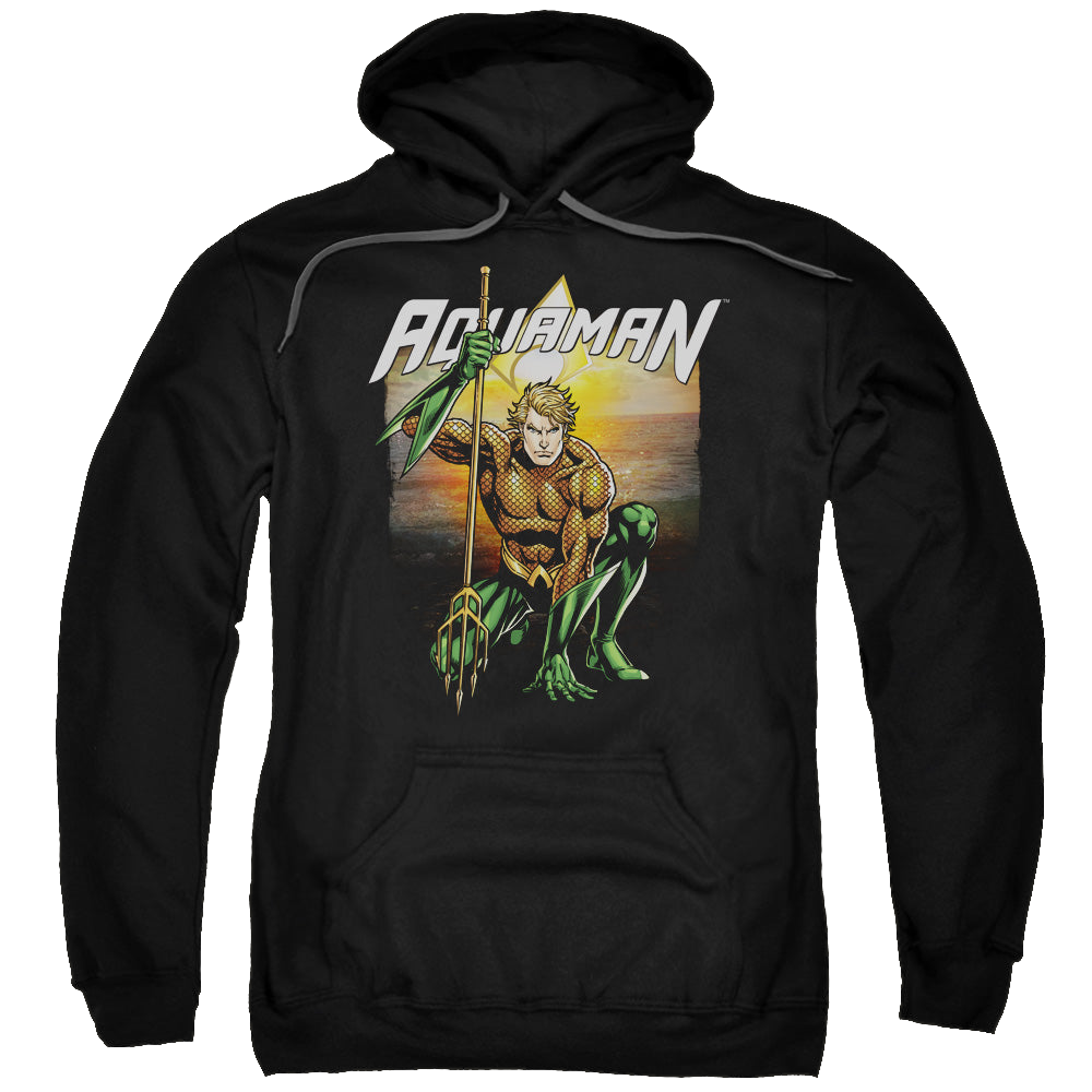 Aquaman Beach Sunset - Pullover Hoodie Pullover Hoodie Aquaman   