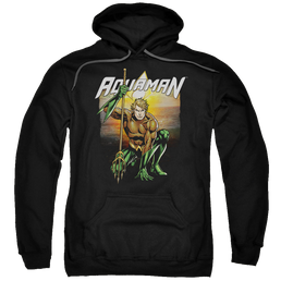 Aquaman Beach Sunset - Pullover Hoodie Pullover Hoodie Aquaman   