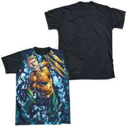 Aquaman Trident - Men's Black Back T-Shirt Men's Black Back T-Shirt Aquaman   