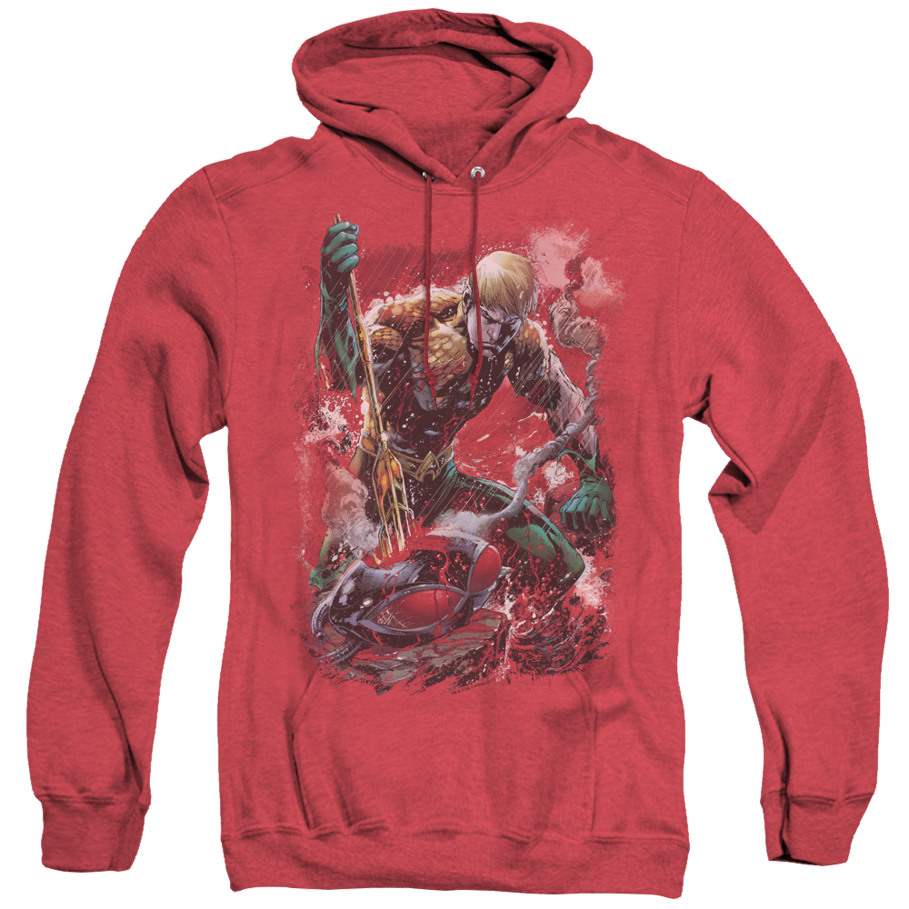 Aquaman Finished - Heather Pullover Hoodie Heather Pullover Hoodie Aquaman   