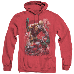Aquaman Finished - Heather Pullover Hoodie Heather Pullover Hoodie Aquaman   