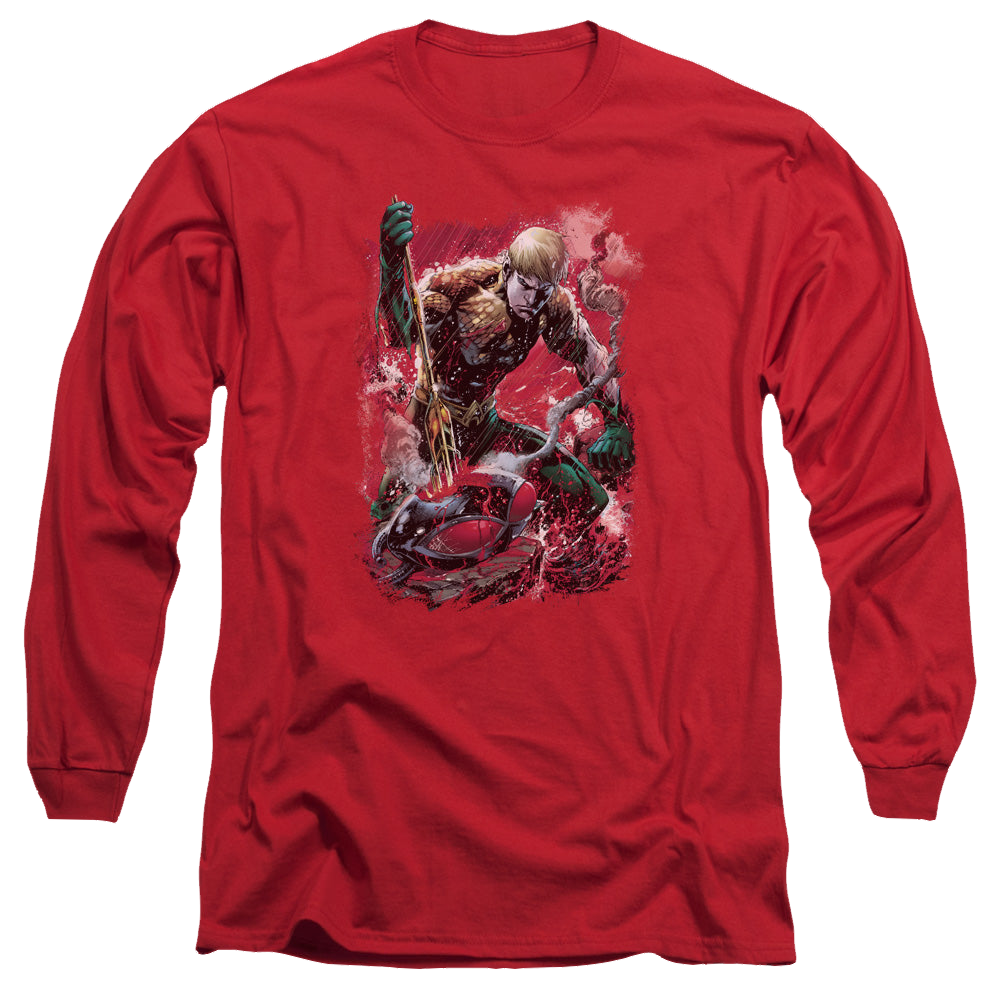 Aquaman Finished - Men's Long Sleeve T-Shirt Men's Long Sleeve T-Shirt Aquaman   