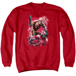 Aquaman Finished - Men's Crewneck Sweatshirt Men's Crewneck Sweatshirt Aquaman   