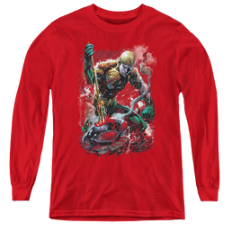Aquaman Finished - Youth Long Sleeve T-Shirt Youth Long Sleeve T-Shirt Aquaman   