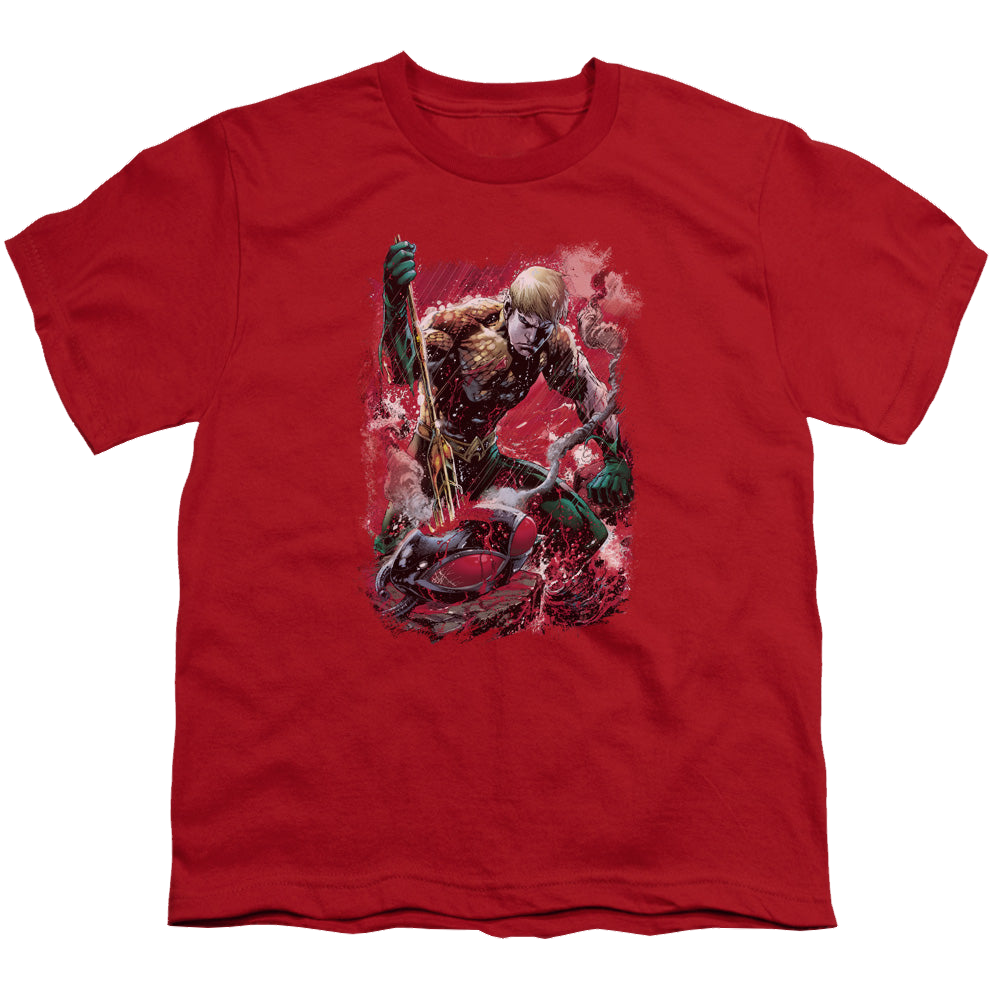 Aquaman Finished - Youth T-Shirt Youth T-Shirt (Ages 8-12) Aquaman   