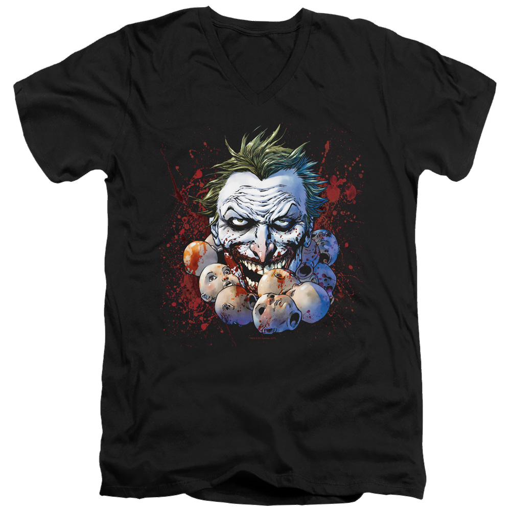 Joker, The Doll Heads - Men's V-Neck T-Shirt Men's V-Neck T-Shirt Joker   