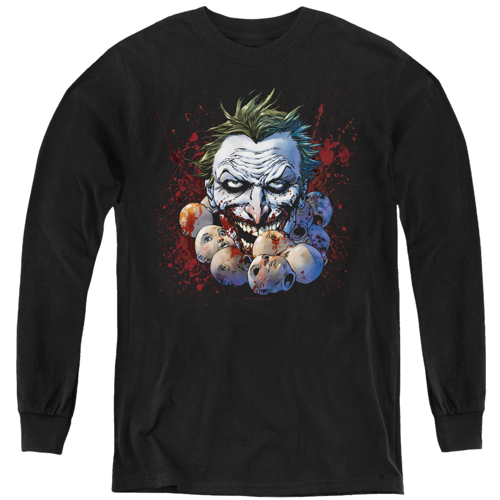 Joker, The Doll Heads - Youth Long Sleeve T-Shirt Youth Long Sleeve T-Shirt Joker   