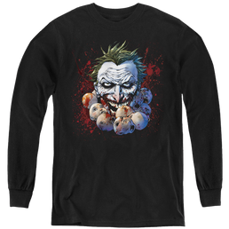 Joker, The Doll Heads - Youth Long Sleeve T-Shirt Youth Long Sleeve T-Shirt Joker   