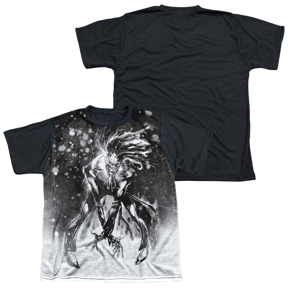Joker, The Sketchy Joker - Youth Black Back T-Shirt Youth Black Back T-Shirt (Ages 8-12) Joker   