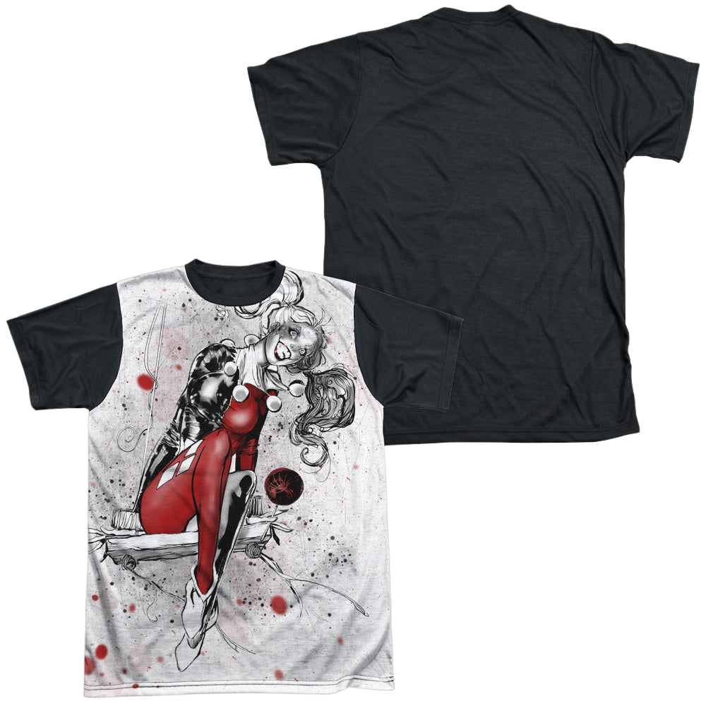 Harley Quinn Harley Sketch Sub - Men's Black Back T-Shirt Men's Black Back T-Shirt Harley Quinn   