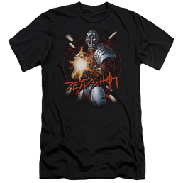 Justice League Deadshot Men's Premium Slim Fit T-Shirt Men's Premium Slim Fit T-Shirt DC Comics   
