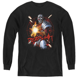 More Dc Characters Deadshot - Youth Long Sleeve T-Shirt Youth Long Sleeve T-Shirt DC Comics   