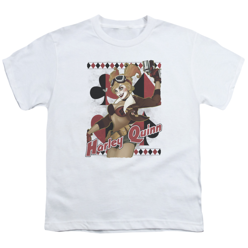 Wonder Woman Harley Bombshetll - Youth T-Shirt Youth T-Shirt (Ages 8-12) Wonder Woman   