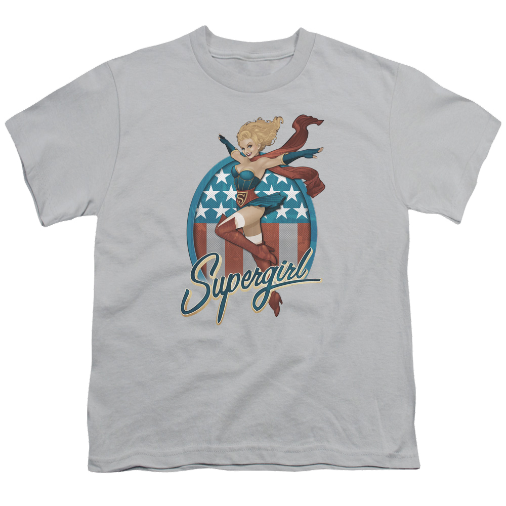 Supergirl Supergirl Bombshell - Youth T-Shirt Youth T-Shirt (Ages 8-12) Superman   