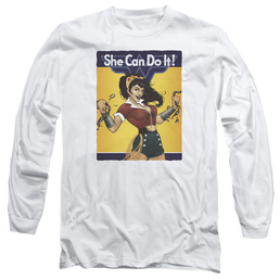 Justice League Wonder Bombshell Men's Long Sleeve T-Shirt Men's Long Sleeve T-Shirt Wonder Woman   