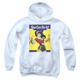 Wonder Woman Wonder Bombshell - Youth Hoodie Youth Hoodie (Ages 8-12) Wonder Woman   