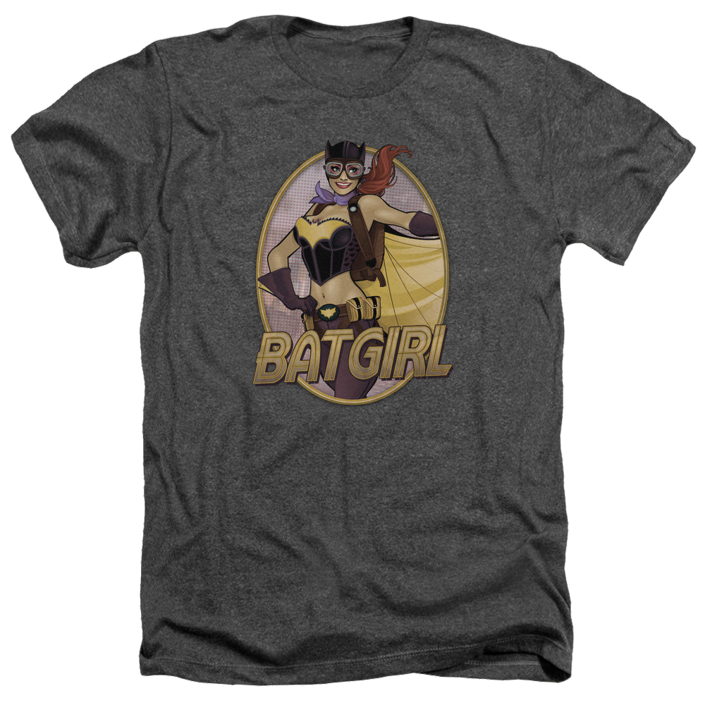 Batgirl Batgirl Bombshell - Men's Heather T-Shirt Men's Heather T-Shirt Batman   