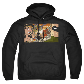 Justice League Cinematic League Pullover Hoodie Pullover Hoodie Justice League   