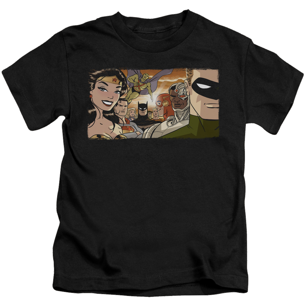 Justice League Cinematic League - Kid's T-Shirt Kid's T-Shirt (Ages 4-7) Justice League   