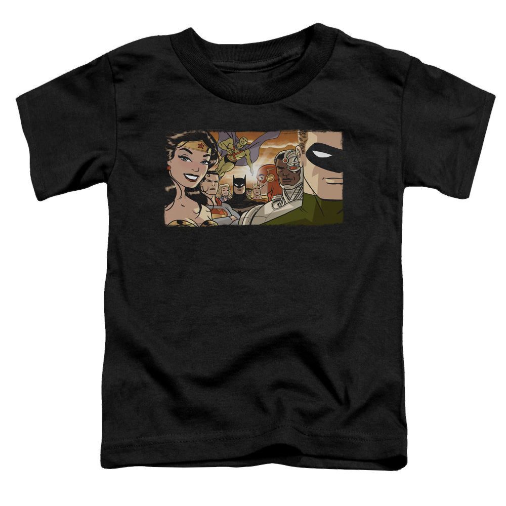 Justice League Cinematic League - Toddler T-Shirt Toddler T-Shirt Justice League   