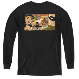 Justice League Cinematic League - Youth Long Sleeve T-Shirt Youth Long Sleeve T-Shirt Justice League   