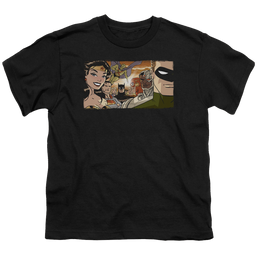 Justice League Cinematic League - Youth T-Shirt Youth T-Shirt (Ages 8-12) Justice League   
