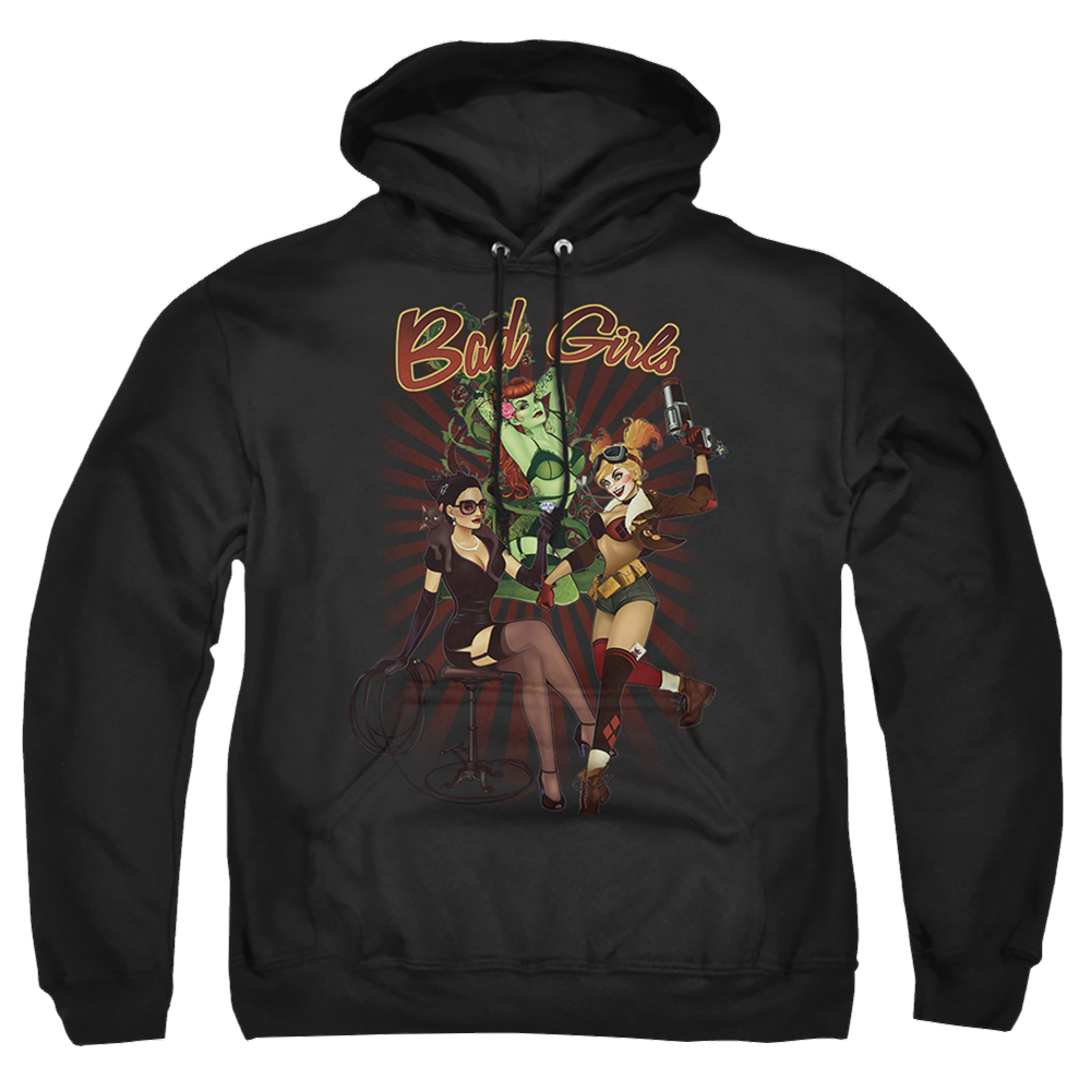 Justice League Bad Girls Pullover Hoodie Pullover Hoodie DC Comics   