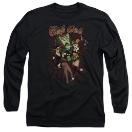 Justice League Bad Girls Men's Long Sleeve T-Shirt Men's Long Sleeve T-Shirt DC Comics   
