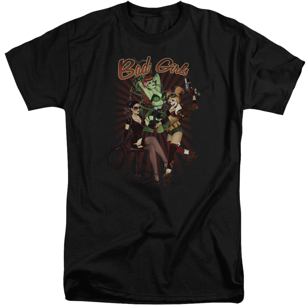Justice League Bad Girls Men's Tall Fit T-Shirt Men's Tall Fit T-Shirt DC Comics   