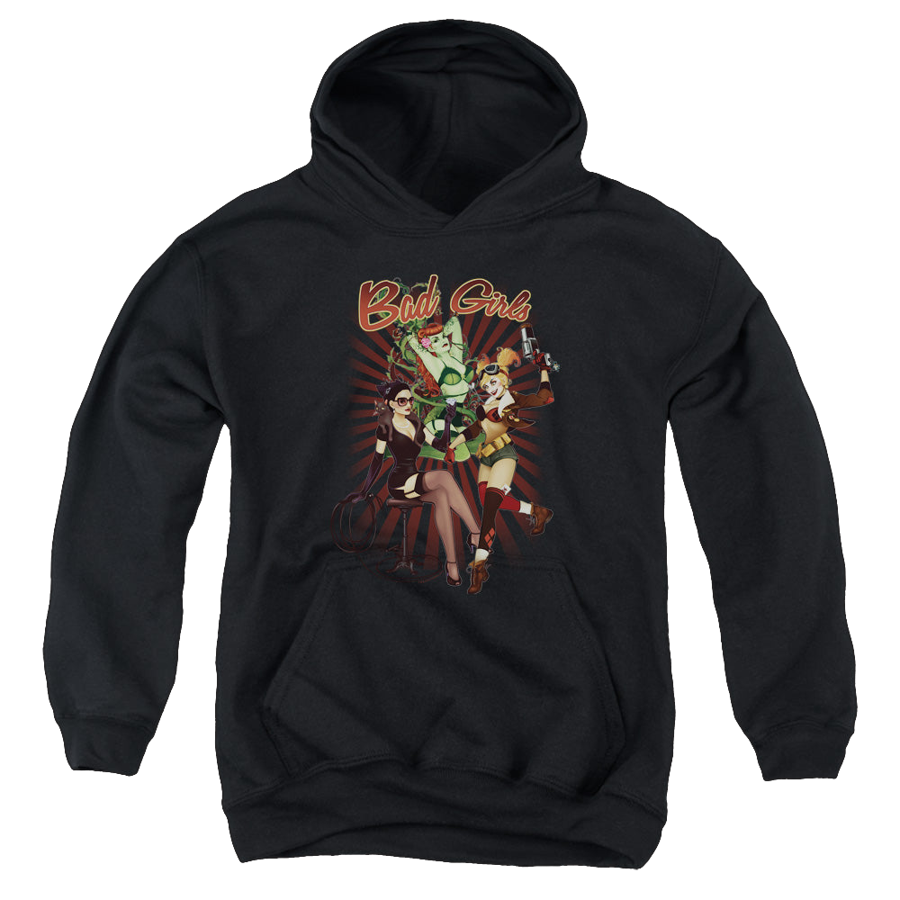 More DC Characters Bad Girls - Youth Hoodie Youth Hoodie (Ages 8-12) DC Comics   