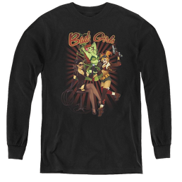 More Dc Characters Bad Girls - Youth Long Sleeve T-Shirt Youth Long Sleeve T-Shirt DC Comics   