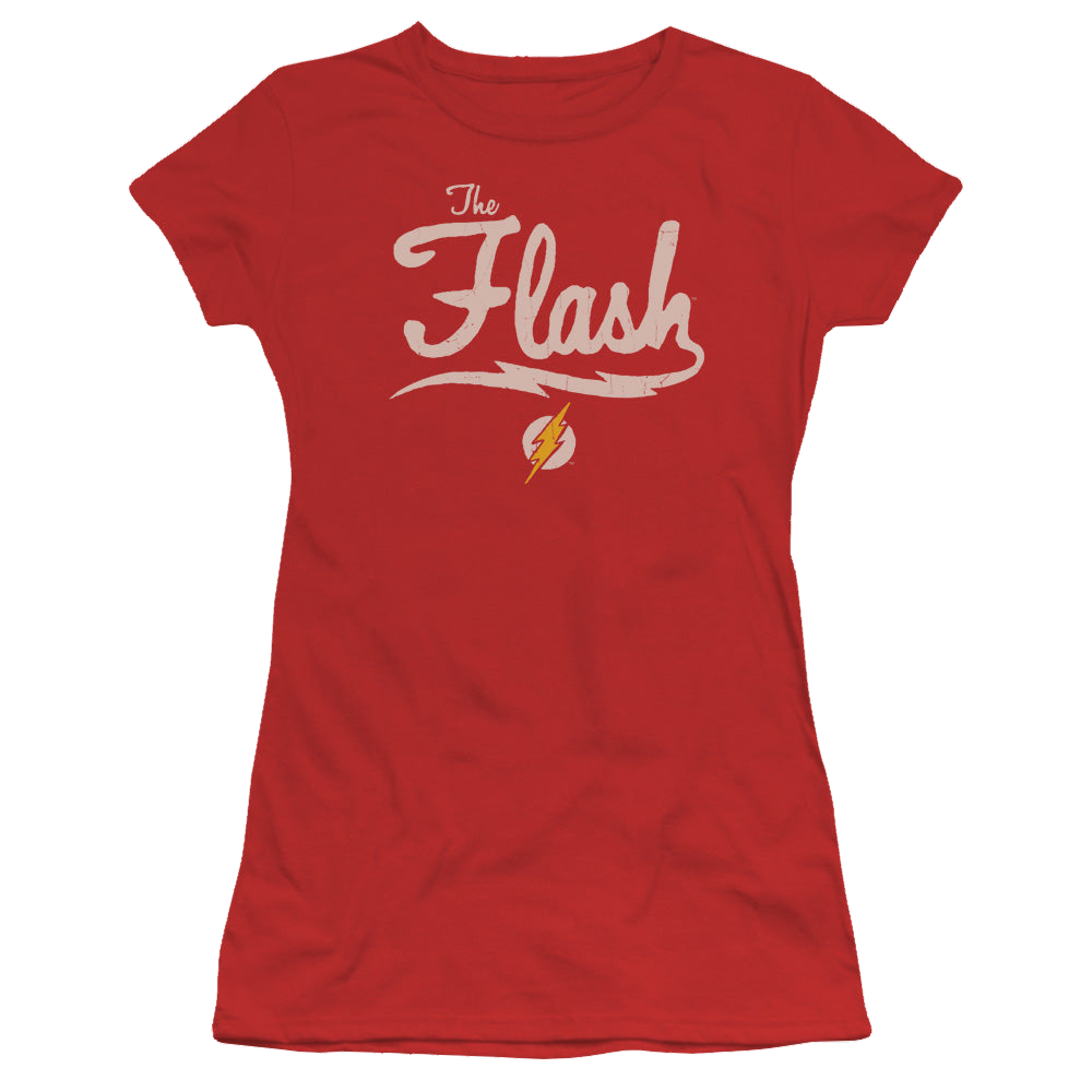 Flash, The Old School Flash - Juniors T-Shirt Juniors T-Shirt The Flash   