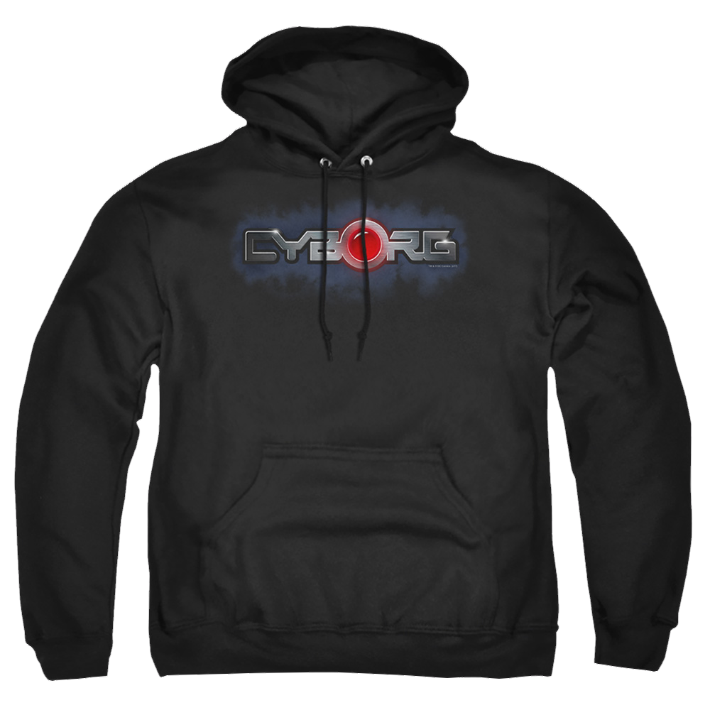 Justice League Cyborg Title Pullover Hoodie Pullover Hoodie DC Comics   