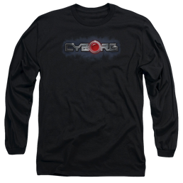 Justice League Cyborg Title Men's Long Sleeve T-Shirt Men's Long Sleeve T-Shirt DC Comics   
