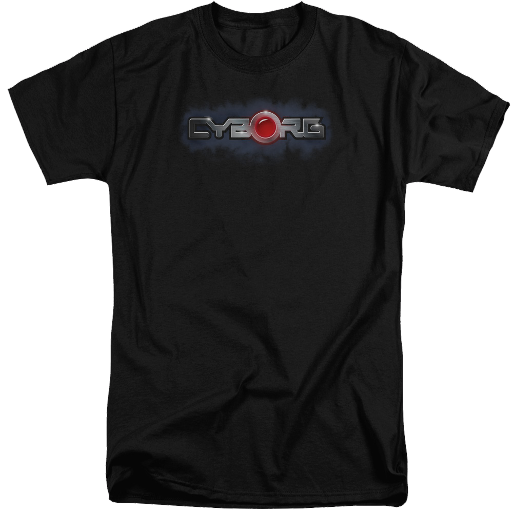 Justice League Cyborg Title Men's Tall Fit T-Shirt Men's Tall Fit T-Shirt DC Comics   