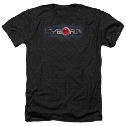 Justice League Cyborg Title Men's Heather T-Shirt Men's Heather T-Shirt DC Comics   