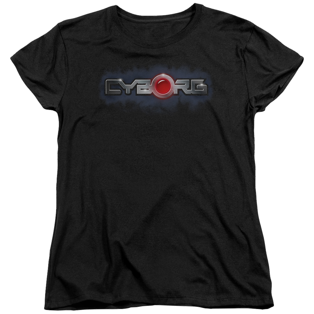 Justice League Cyborg Title Women's T-Shirt Women's T-Shirt DC Comics   