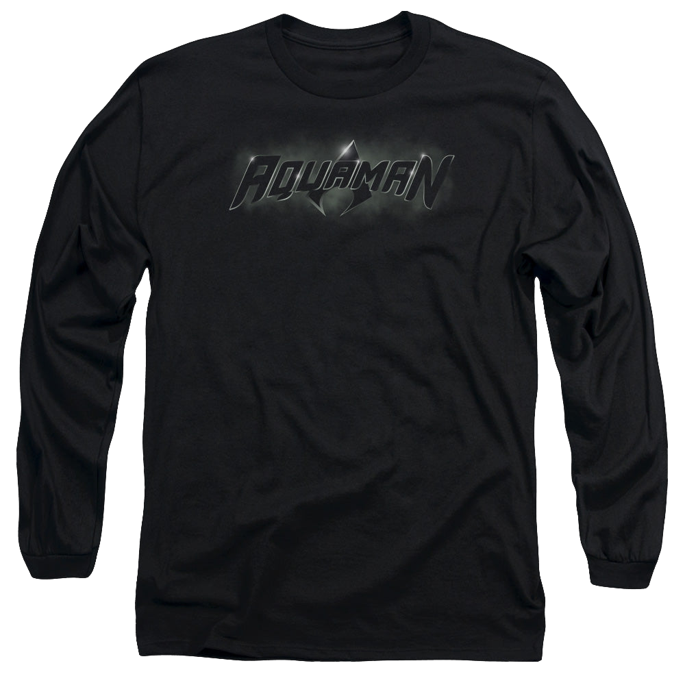 Aquaman Aquaman Title - Men's Long Sleeve T-Shirt Men's Long Sleeve T-Shirt Aquaman   