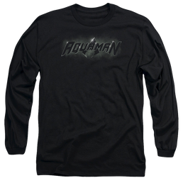 Aquaman Aquaman Title - Men's Long Sleeve T-Shirt Men's Long Sleeve T-Shirt Aquaman   